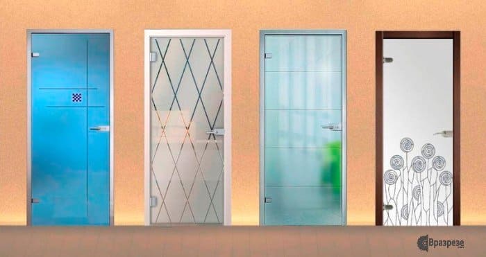 Особенности стеклянных межкомнатных дверей, плюсы и минусы стеклянных .