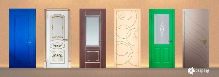 Примеры эмалированных дверей