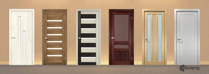 Примеры дверей экошпон